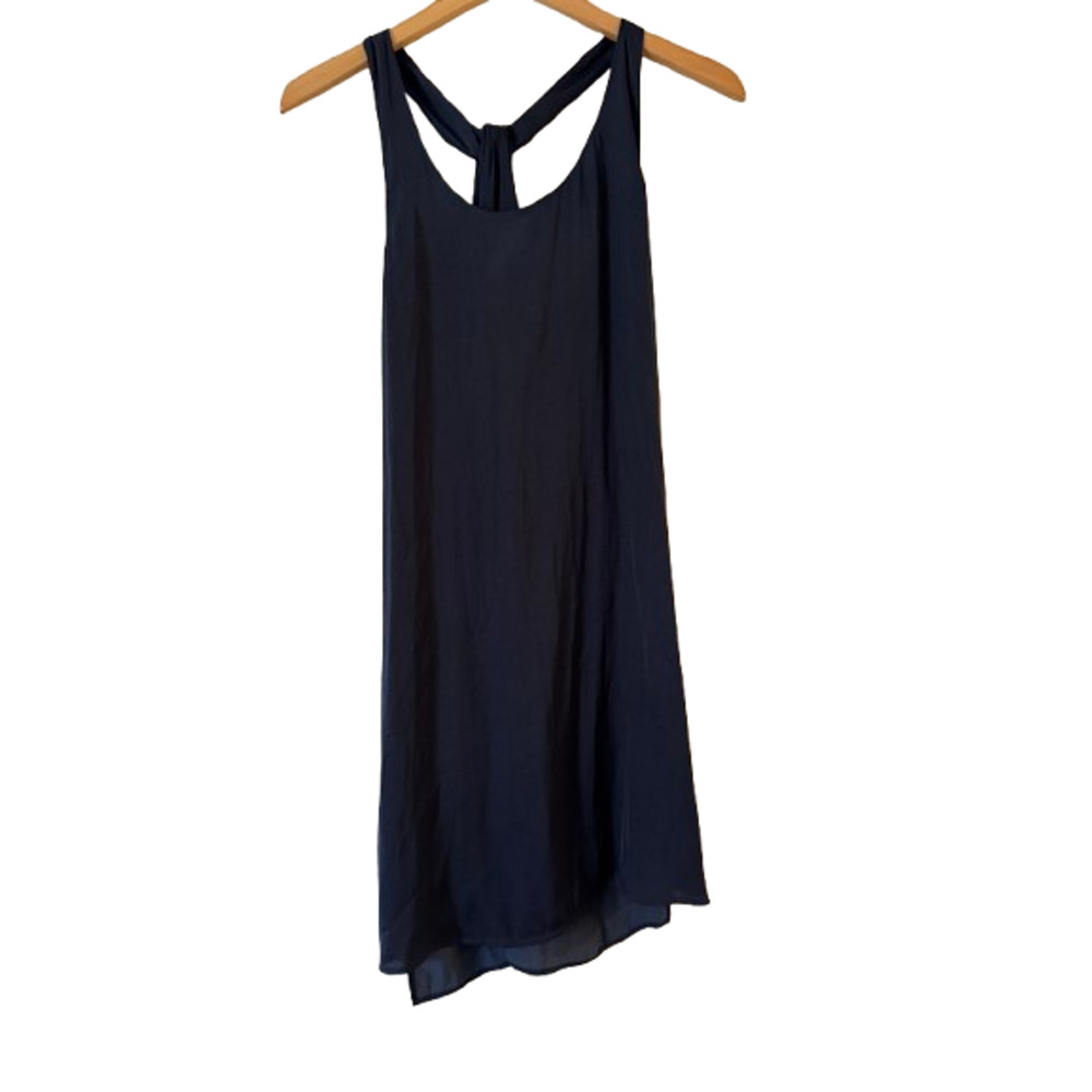 TROUVE Twist Back Mini Slip Dress